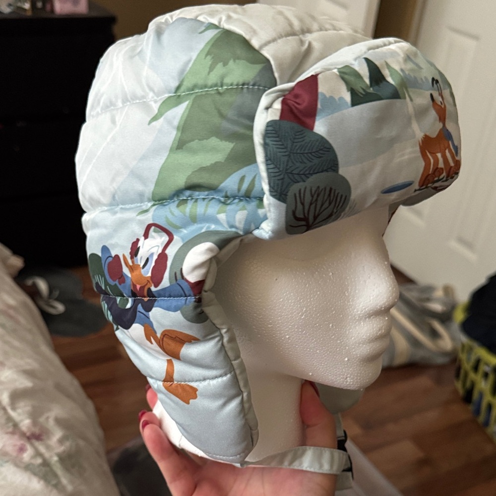 Kids Disney Winter Trapper Hat with GOOFY & PLUTO Print
